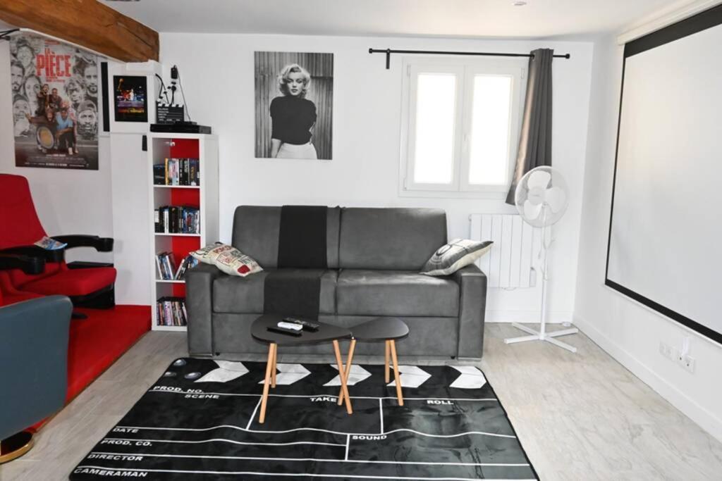 Cinema Appartement 10Mn Aeroport Roissy Cdg Villeneuve-sous-Dammartin Экстерьер фото
